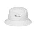HORMA Embroidered Bucket Hat — White Printify