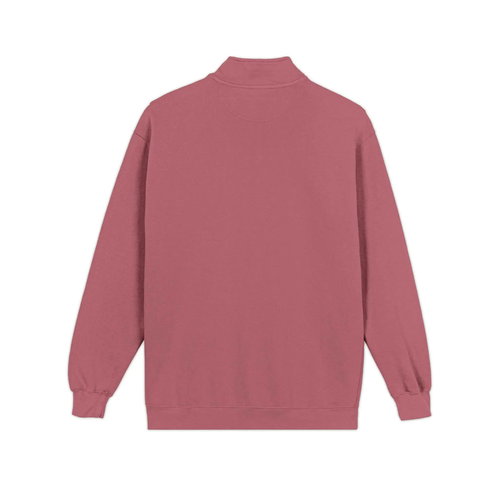 HormA Script Quarter-Zip Sweatshirt — Pink Printify