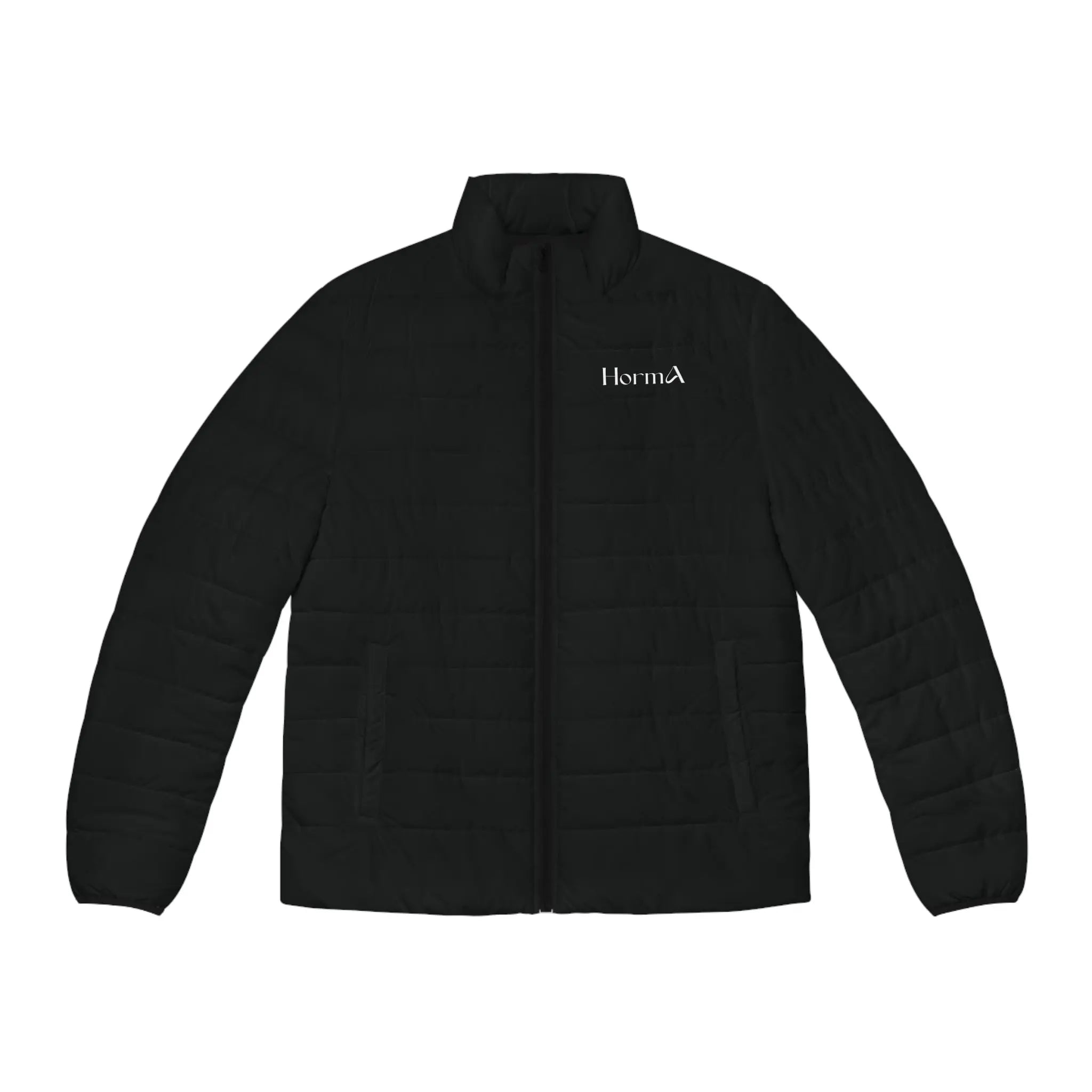 HORMA Lightweight Puffer Jacket — Black Printify