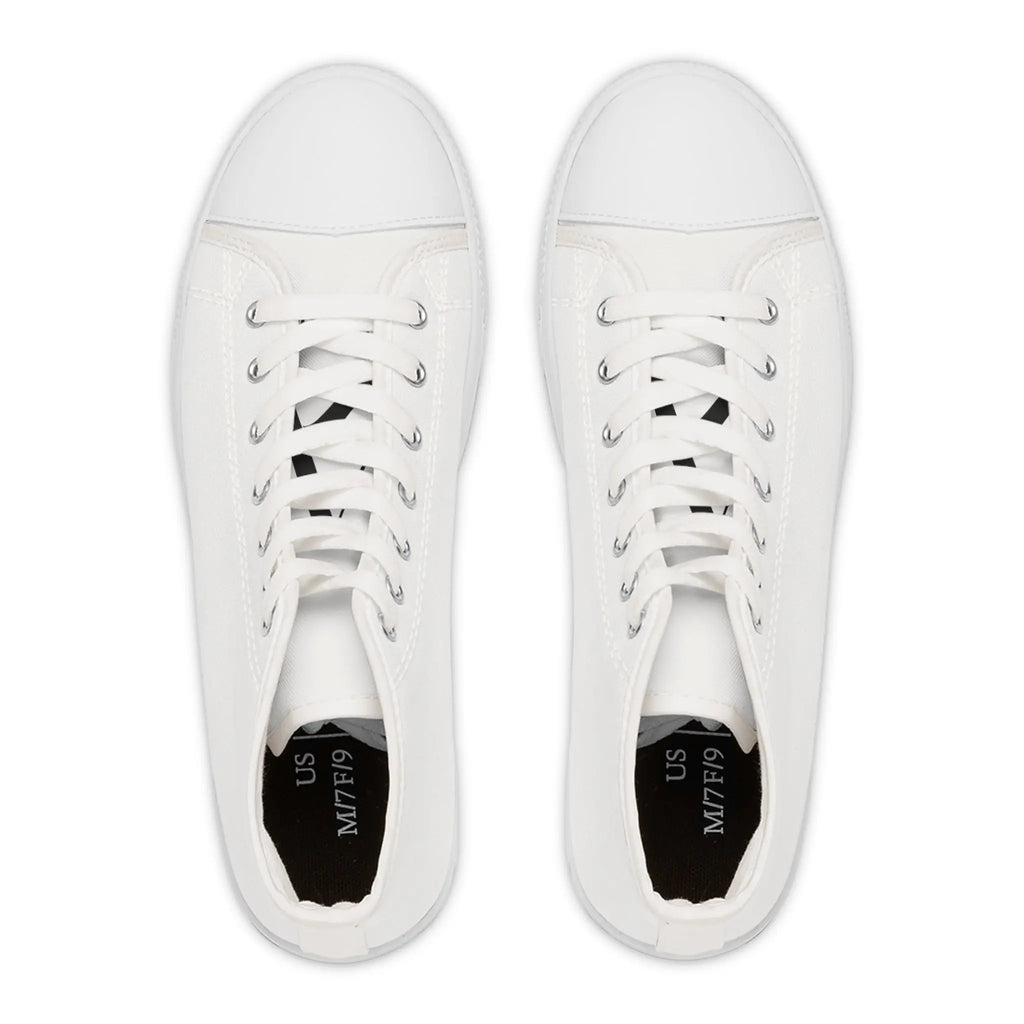 HORMA High-Top Canvas Sneakers — White Printify