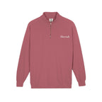 HormA Script Quarter-Zip Sweatshirt — Pink Printify