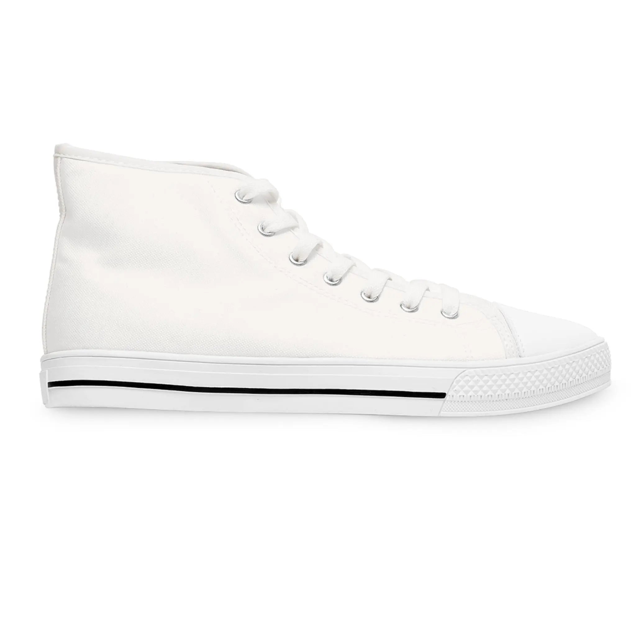 HORMA High-Top Canvas Sneakers — White Printify