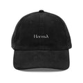 HORMA Corduroy Cap — Black Printify