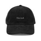 HORMA Corduroy Cap — Black Printify