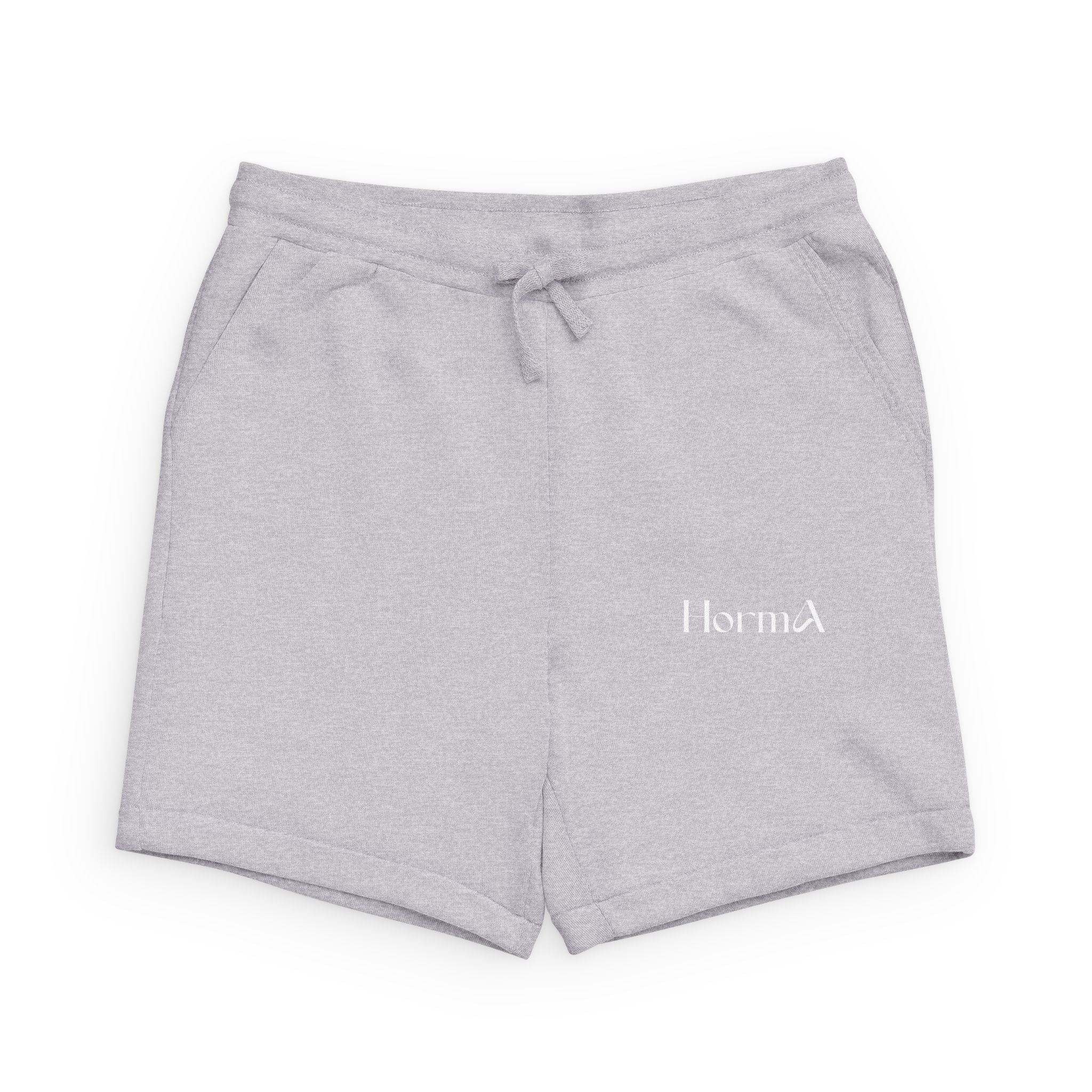 HORMA Minimal Logo Sweatshorts — Grey Printify