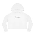 HORMA Cropped Hoodie — White Printify