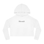 HORMA Cropped Hoodie — White Printify