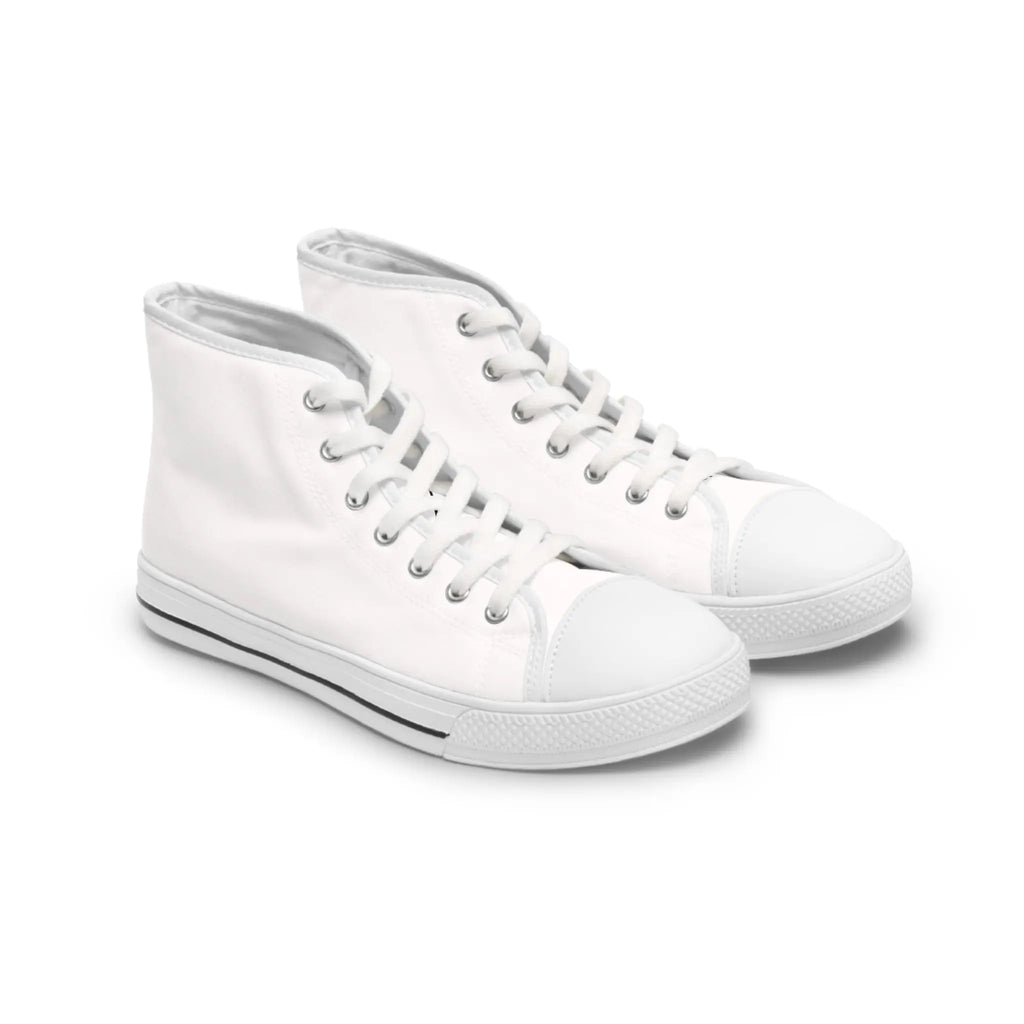 HORMA High-Top Canvas Sneakers — White Printify