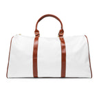 HORMA Travel Duffel Bag — White & Brown Printify