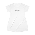 HORMA Minimalist T-Shirt Dress — White Printify