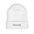 HORMA Knit Beanie — White Printify